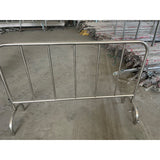 Mobile stainless steel horse guardrail