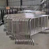 Mobile stainless steel horse guardrail