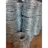 Double stranded barbed rope