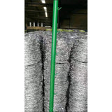 Double stranded barbed rope